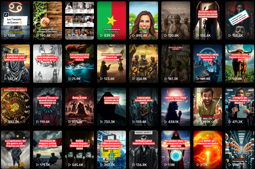 Examples of Vexub story videos