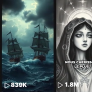 Exemples de vidéos histoires générées dans Vexub